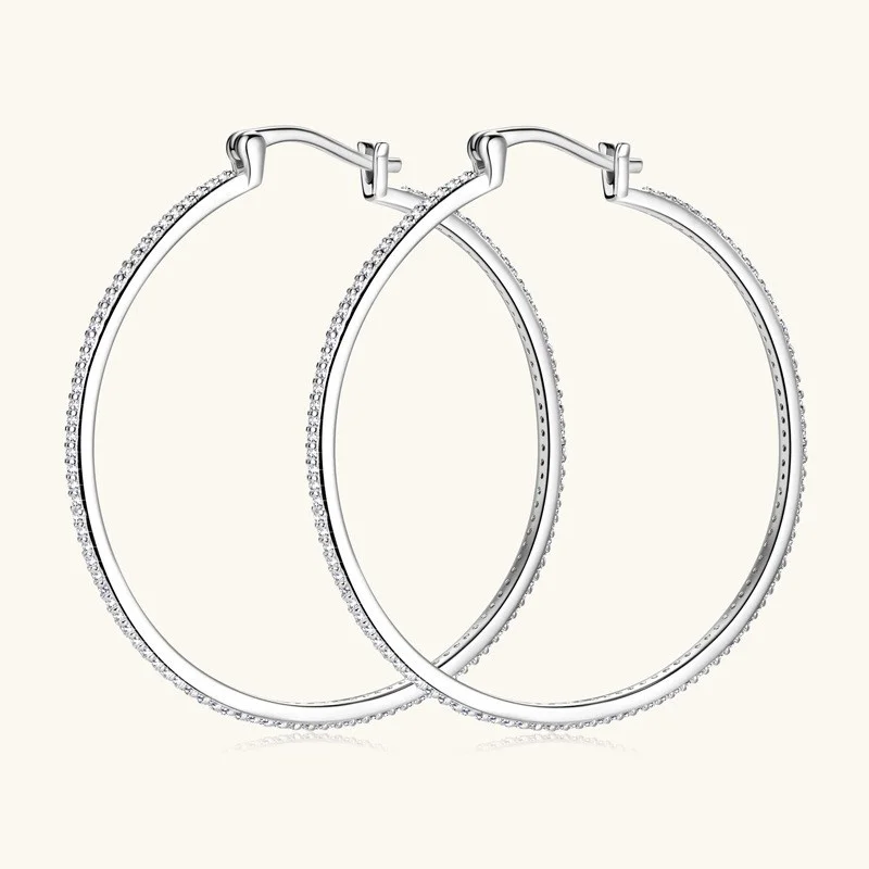 ZFSILVER модные серьги из серебра 925 пробы с муассанитом, классический изысканный дизайн, большие круглые серьги для женщин, аксессуары, ювелирные изделия, подарки EMO-339
ZFSILVER модные серьги из серебра 925 пробы с муассанитом, классический изысканный дизайн, большие круглые серьги для женщин, аксессуары, ювелирные изделия, подарки EMO-339