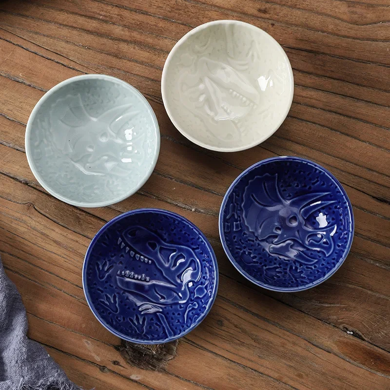 Ceramic Plate Retro Kiln Glaze Dinosaur Plate Barbecue Mini Dipping Dish Sashimi Sushi Soy Sauce Dishes Home Desktop Snack Plate
Ceramic Plate Retro Kiln Glaze Dinosaur Plate Barbecue Mini Dipping Dish Sashimi Sushi Soy Sauce Dishes Home Desktop Snack Plate