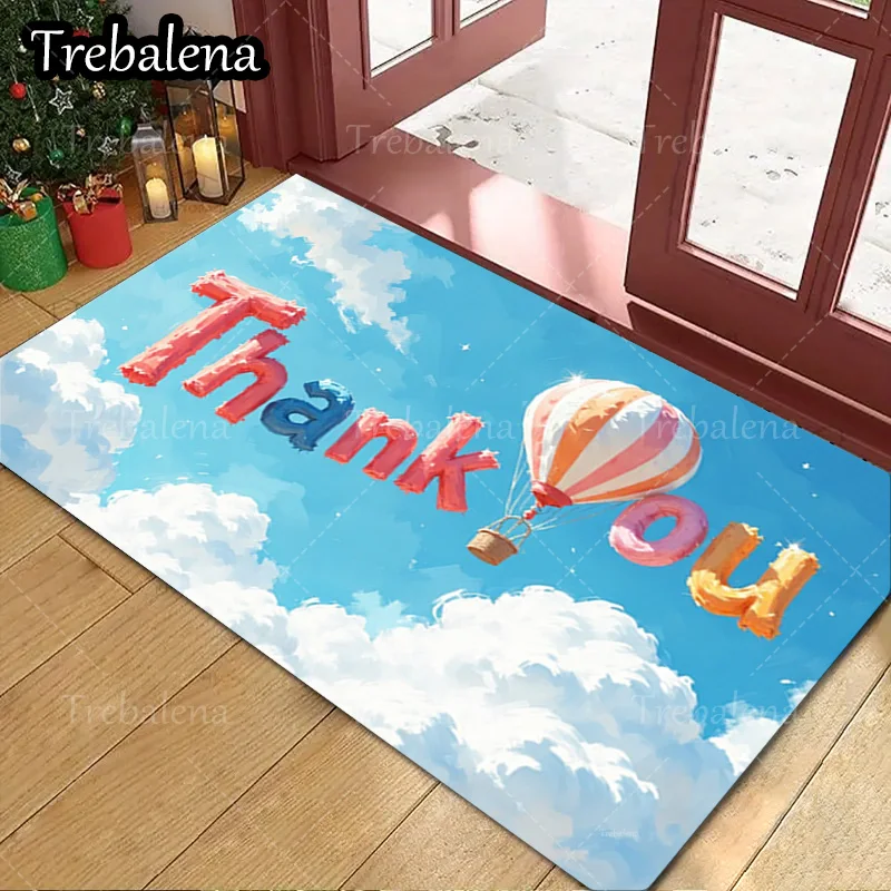 1pc Welcome Door Mat Colorful Thank You Balloon Sky Clouds Doormat Welcome Mat Home Decor
1pc Welcome Door Mat Colorful Thank You Balloon Sky Clouds Doormat Welcome Mat Home Decor