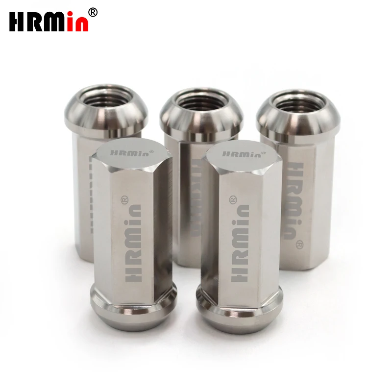 HRMin Factory 10.9 grade Gr.5 titanium ball seat titanium lug nuts wheel nuts M14*1.5*50mm for VW,AUDI racing car
HRMin Factory 10.9 grade Gr.5 titanium ball seat titanium lug nuts wheel nuts M14*1.5*50mm for VW,AUDI racing car