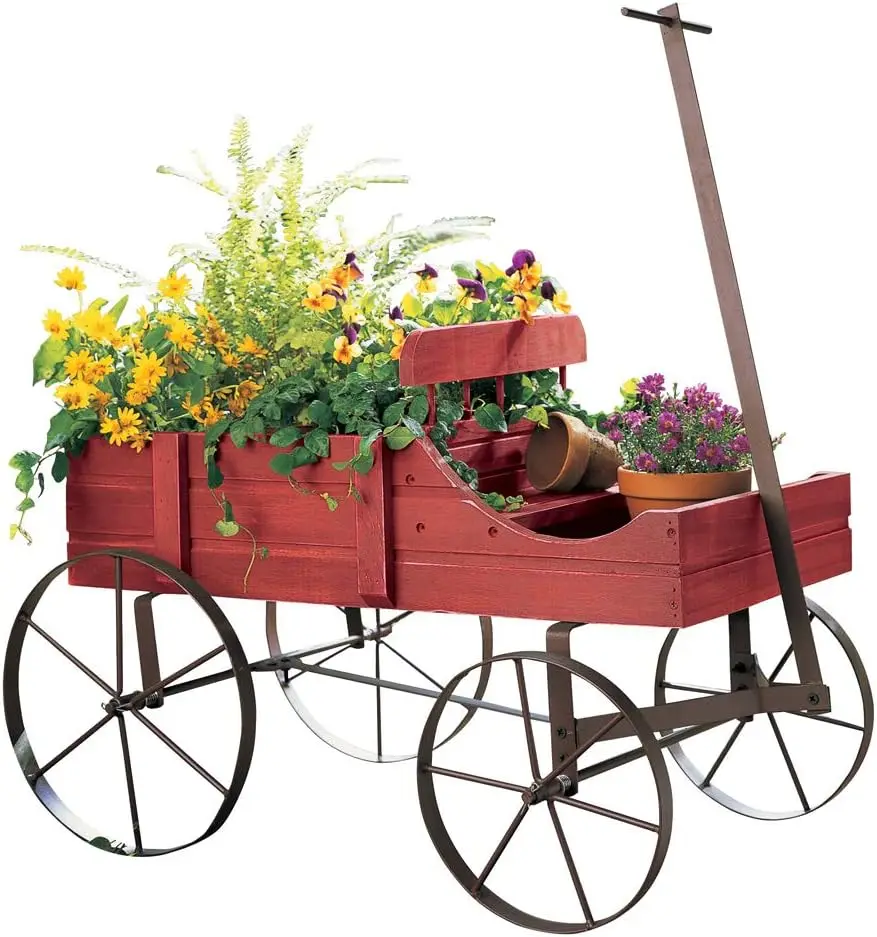Collections Etc Amish Wagon Decorative Indoor/Outdoor Garden Backyard Planter, Red
Collections Etc Amish Wagon Decorative Indoor/Outdoor Garden Backyard Planter, Red