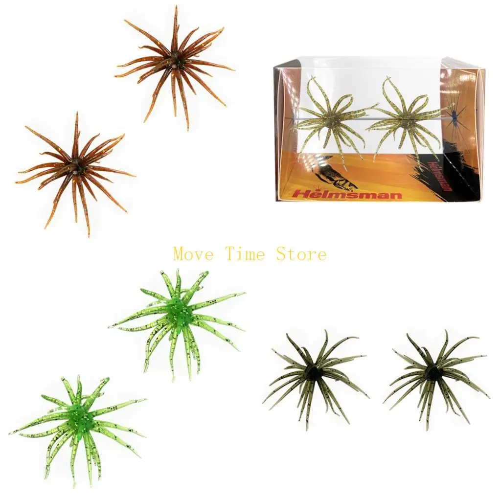 92ME 2Pcs Sea Urchin Fishing Lure With High Buoyancy Soft Floating Swimbait For Freshwater And Saltwater Fishing Enduring
92ME 2Pcs Sea Urchin Fishing Lure With High Buoyancy Soft Floating Swimbait For Freshwater And Saltwater Fishing Enduring
