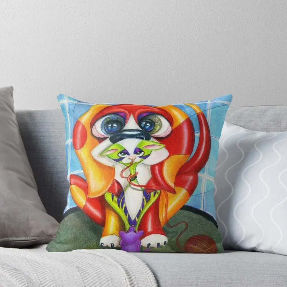 Only the Shadow Knows, dog and cat art, by Alma Lee Throw Pillow Couch Pillows Sitting Cushion Cushion Cover Luxury pillow
Only the Shadow Knows, dog and cat art, by Alma Lee Throw Pillow Couch Pillows Sitting Cushion Cushion Cover Luxury pillow