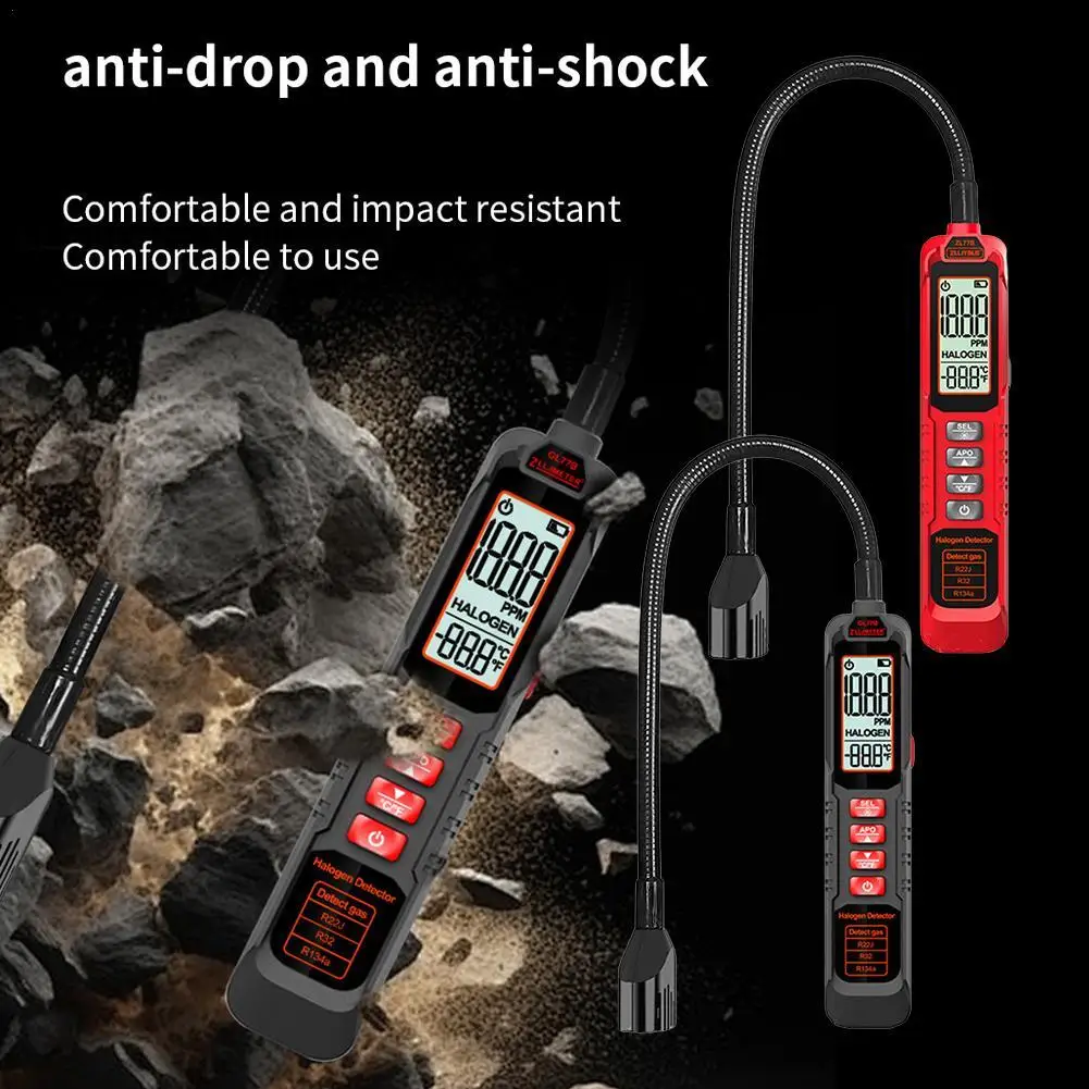 Refrigerant Gas Leak ZL77 0-1000PPM Air Conditioning HVAC Refrigerant Leak CFC HFC HCFC HC HFO Gas Tester
Refrigerant Gas Leak ZL77 0-1000PPM Air Conditioning HVAC Refrigerant Leak CFC HFC HCFC HC HFO Gas Tester