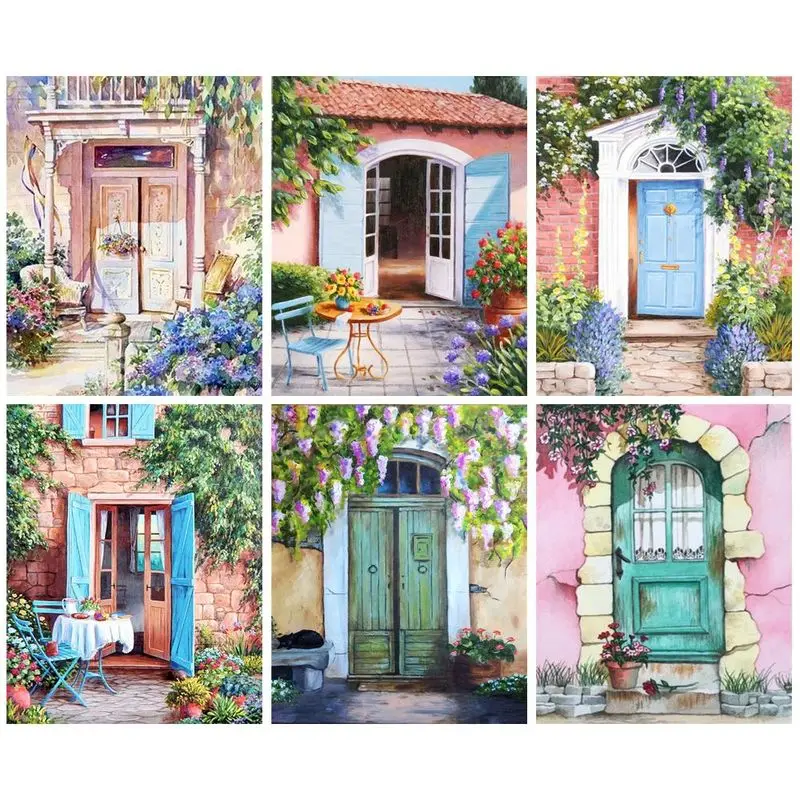 CHENISTORY 5D DIY Diamond Embroidery Door Landscape Cross Stitch Kit Diamond Painting Diamond Mosaic Home Decorations
CHENISTORY 5D DIY Diamond Embroidery Door Landscape Cross Stitch Kit Diamond Painting Diamond Mosaic Home Decorations