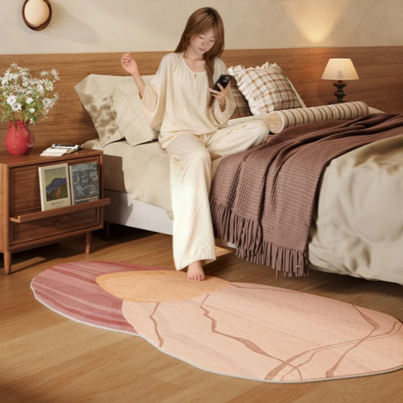 Irregular Shape Bedroom Decor Carpet Nordic Style Carpets for Living Room Fluffy Soft Bedside Floor Mat Thicken Plush Lounge Rug
Irregular Shape Bedroom Decor Carpet Nordic Style Carpets for Living Room Fluffy Soft Bedside Floor Mat Thicken Plush Lounge Rug