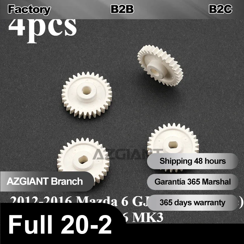 AZGIANT 30T for Mazda 6 GJ Atenza MK3 Car Side Rearview Mirrors Fold Motor Internal Repair Replacement Gear Cog Assembly 4/10pcs
AZGIANT 30T for Mazda 6 GJ Atenza MK3 Car Side Rearview Mirrors Fold Motor Internal Repair Replacement Gear Cog Assembly 4/10pcs