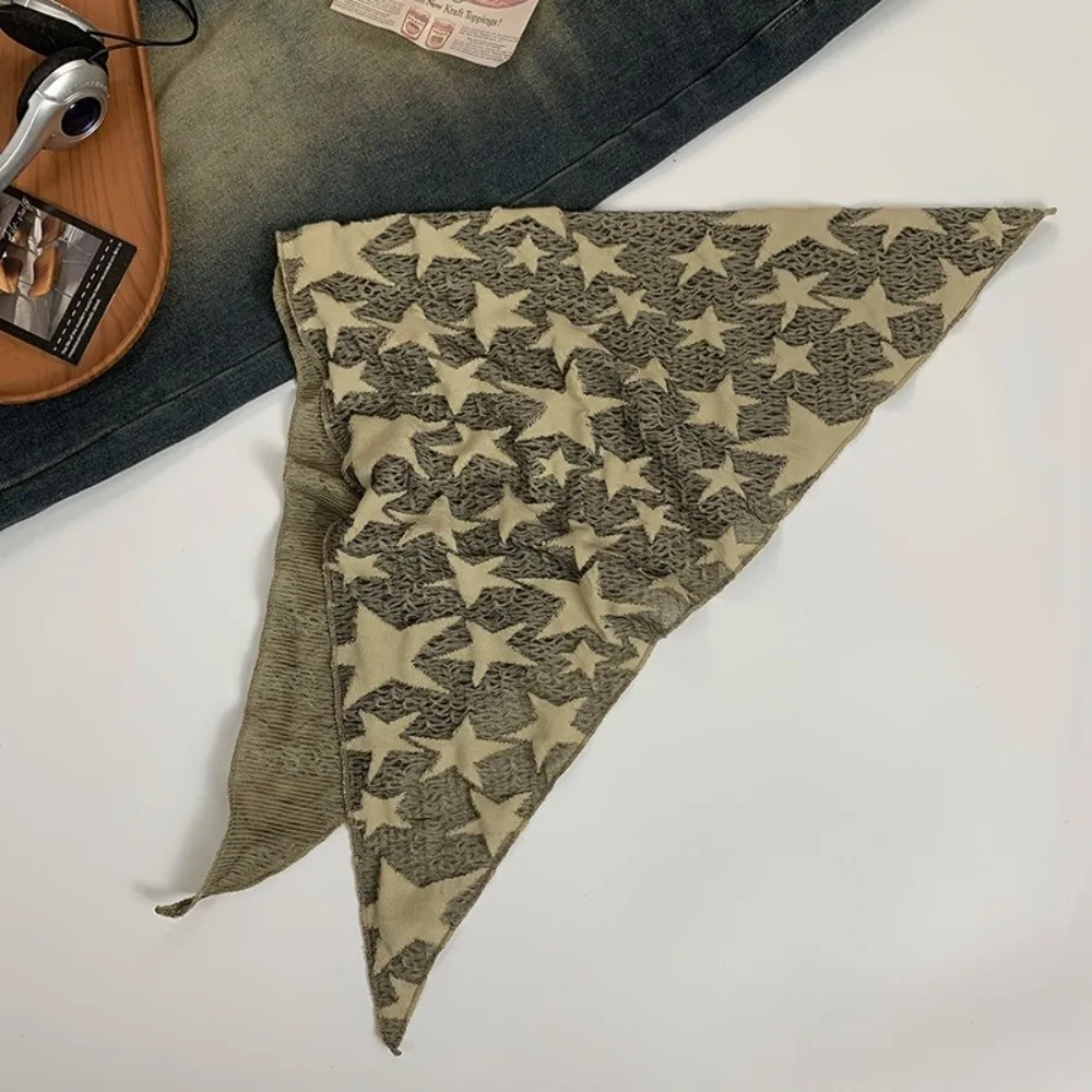 Headwear Wasteland Style Star Hair Scarf Soft Wrap Hip Hop Y2K Hip Scarf Triangular Vintage Knitted Tube Top Spicy Girls
Headwear Wasteland Style Star Hair Scarf Soft Wrap Hip Hop Y2K Hip Scarf Triangular Vintage Knitted Tube Top Spicy Girls