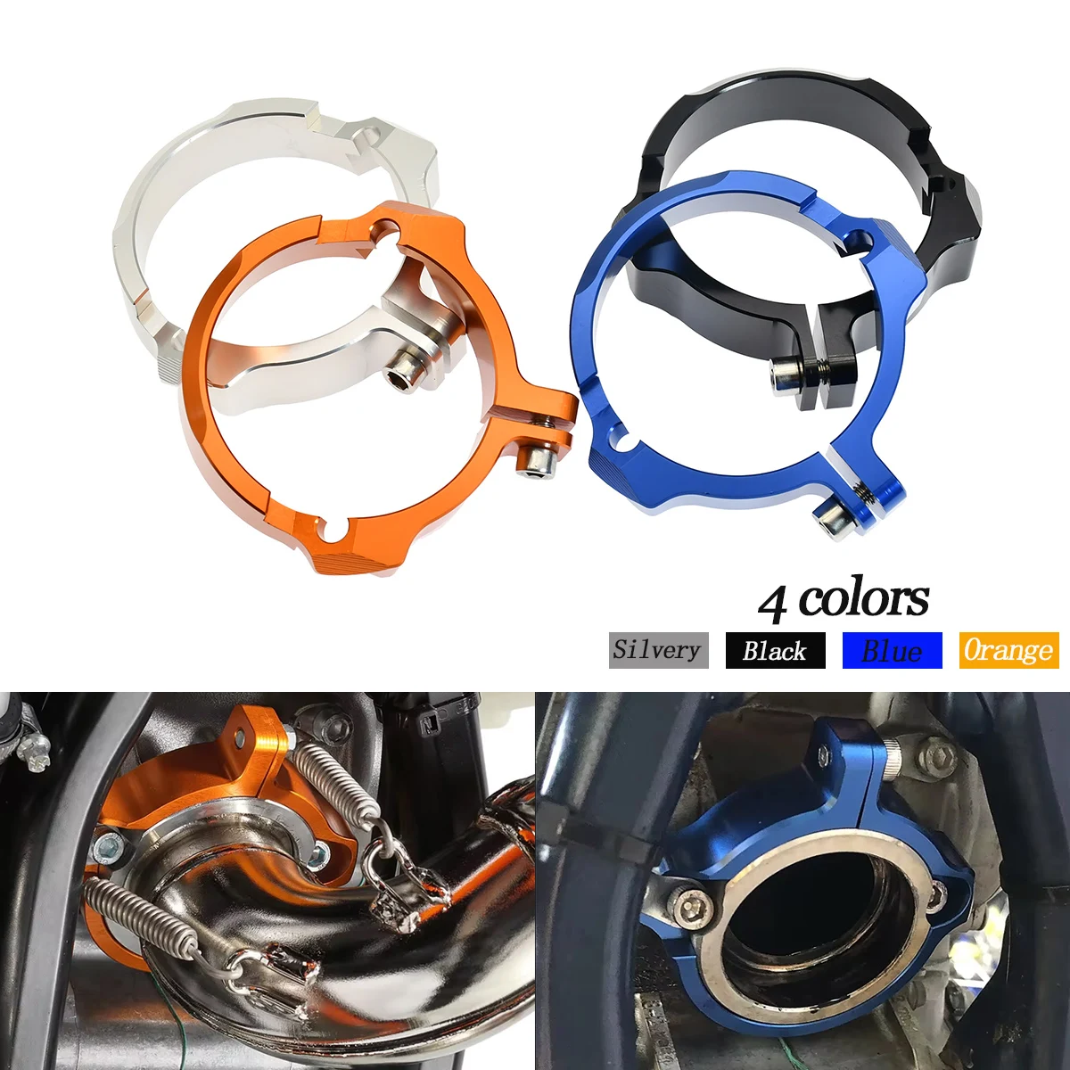 Motorcycle Accessories Exhaust Tip Muffler Pipe Clamp With Flanges For KTM XC XCW SX XC-W Six Days TPI Dirt Pit Bike 2017-2022
Motorcycle Accessories Exhaust Tip Muffler Pipe Clamp With Flanges For KTM XC XCW SX XC-W Six Days TPI Dirt Pit Bike 2017-2022
