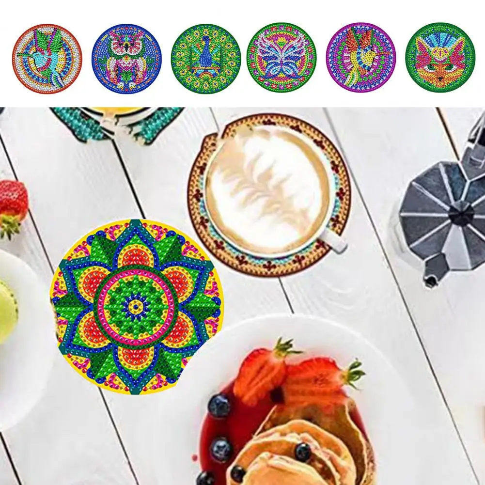 1 Set Creative Rich Patterns Smooth Surface Coffee Shop Diamond Drawing Cup Coaster Making Accessories for Daily Use
1 Set Creative Rich Patterns Smooth Surface Coffee Shop Diamond Drawing Cup Coaster Making Accessories for Daily Use