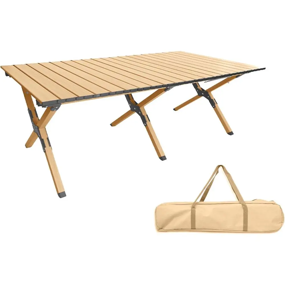 Компактный складной стол для пикника с сумкой для переноски, легкий, для использования на открытом воздухе и на пляже, простая сборка, натуральная отделка
Компактный складной стол для пикника с сумкой для переноски, легкий, для использования на открытом воздухе и на пляже, простая сборка, натуральная отделка