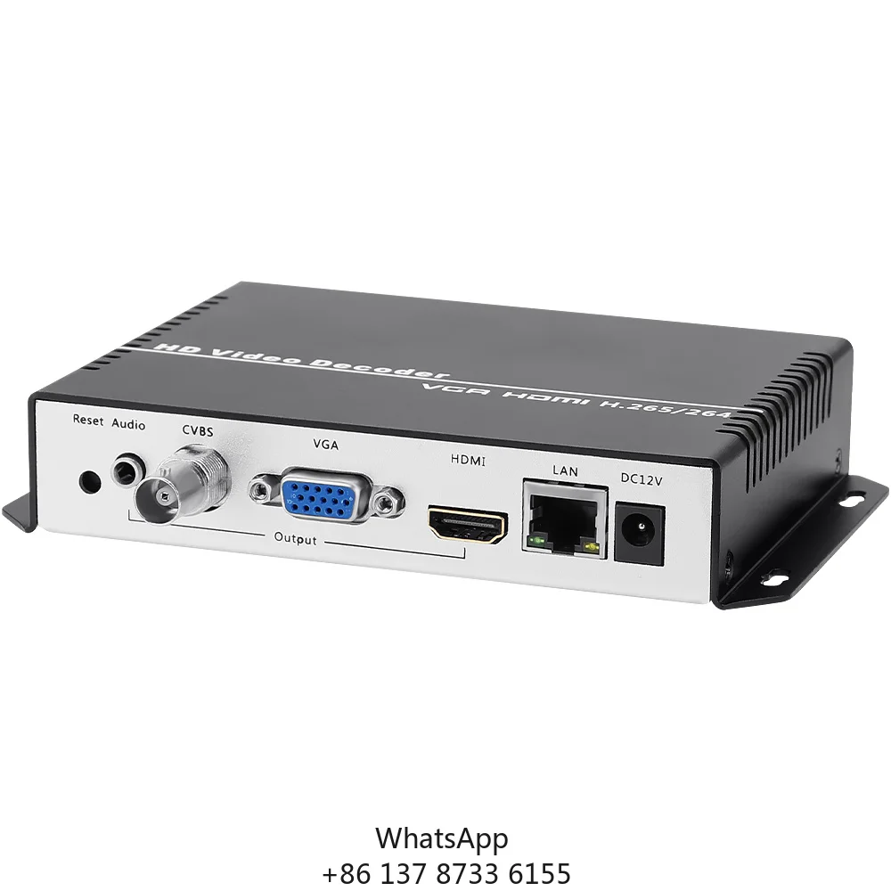 H.264 H.265 4K HDMI VGA CVBS Video Decoder NDI SRT RTMP HTTP RTSP UDP IP Video Receiver
H.264 H.265 4K HDMI VGA CVBS Video Decoder NDI SRT RTMP HTTP RTSP UDP IP Video Receiver