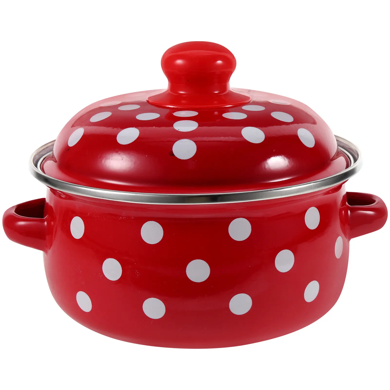 Enamel Pot Double Handle Stew Ear Soup Cookware Catering Stock Cooking Pots with Lids
Enamel Pot Double Handle Stew Ear Soup Cookware Catering Stock Cooking Pots with Lids