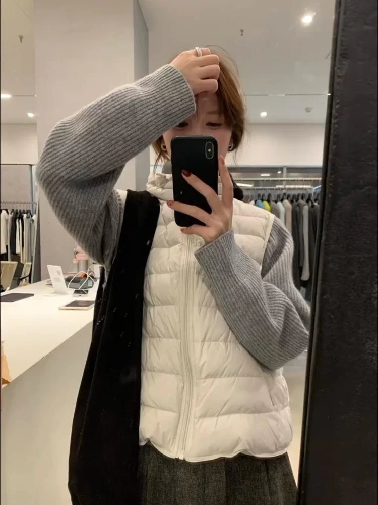 Корейский коврик Sle Faion с воротником-стойкой, жилет в рубчик, женский осенне-зимний дизайн, уникальное пальто Svel Jaet ort
Корейский коврик Sle Faion с воротником-стойкой, жилет в рубчик, женский осенне-зимний дизайн, уникальное пальто Svel Jaet ort