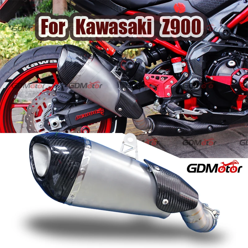 Slip On For Kawasaki Z900 2018 2019 2020 2021 Motorcycle AT1 Exhaust Escape System carbon Fiber Muffler With DB Killer
Slip On For Kawasaki Z900 2018 2019 2020 2021 Motorcycle AT1 Exhaust Escape System carbon Fiber Muffler With DB Killer