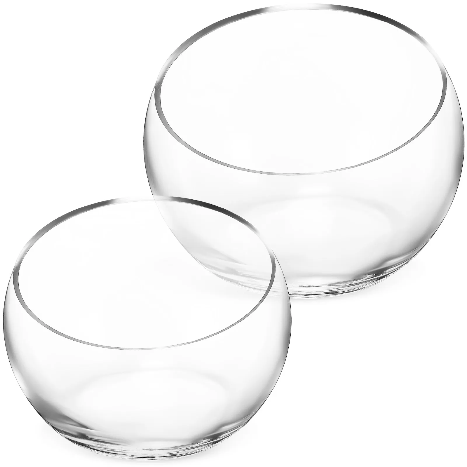 Набор из 2 стеклянных гидропонных кашпо для суккулентов с прозрачной круглой вазой для комнатных растений и аквариума
Набор из 2 стеклянных гидропонных кашпо для суккулентов с прозрачной круглой вазой для комнатных растений и аквариума