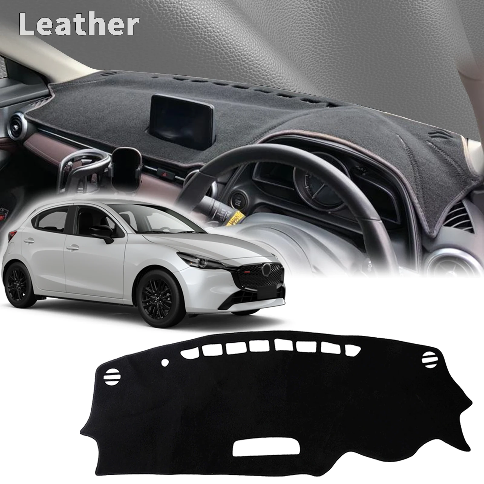 fit for Mazda 2 Mazda2 DJ DL 2015 2016 2017-2023 Car Accessories Dashmat Protective Carpet Dashboard Cover Pad DashMat Sunshade
fit for Mazda 2 Mazda2 DJ DL 2015 2016 2017-2023 Car Accessories Dashmat Protective Carpet Dashboard Cover Pad DashMat Sunshade