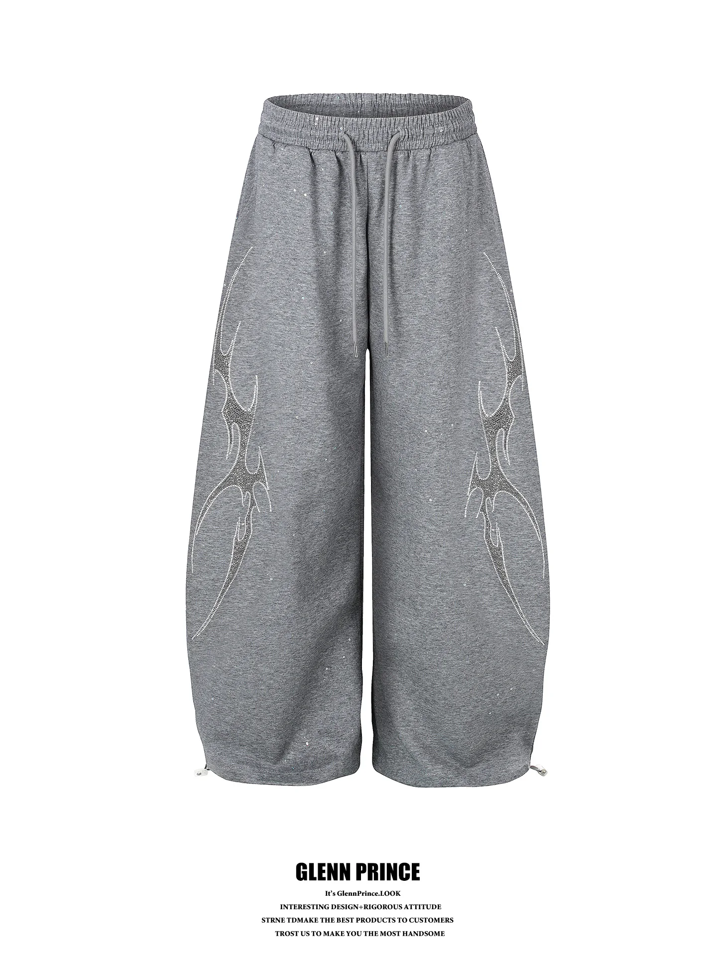 American High Street Sporty Sweatpants with Flame Rhinestones for Men And Women Jazz Dance Floor Length Trousers
American High Street Sporty Sweatpants with Flame Rhinestones for Men And Women Jazz Dance Floor Length Trousers