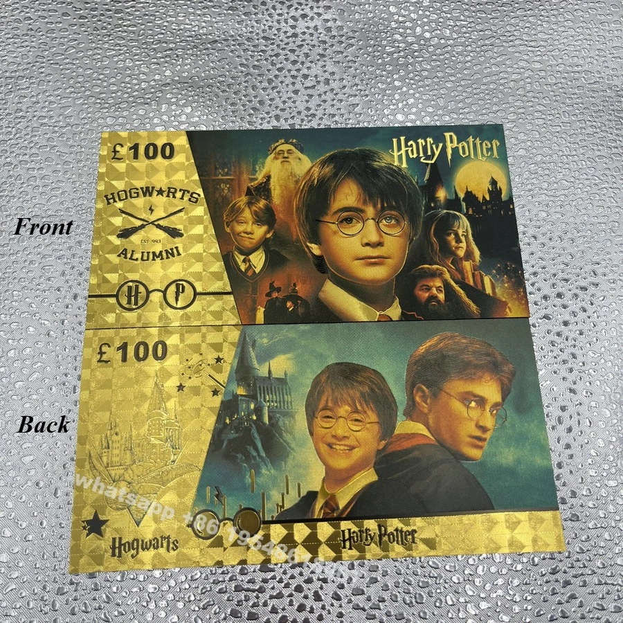 Harry Potter Cards Magic World Classic gold foil banknote Wizards Character Anime Peripherals Trading Card Children Toys Gift
Harry Potter Cards Magic World Classic gold foil banknote Wizards Character Anime Peripherals Trading Card Children Toys Gift
