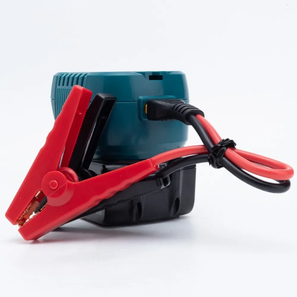 Portable Jump Starter Cables Adapter for Makita 18V LXT Li-ion Battery with Jumper Clips for Car Jump Starting(No Battery)
Portable Jump Starter Cables Adapter for Makita 18V LXT Li-ion Battery with Jumper Clips for Car Jump Starting(No Battery)