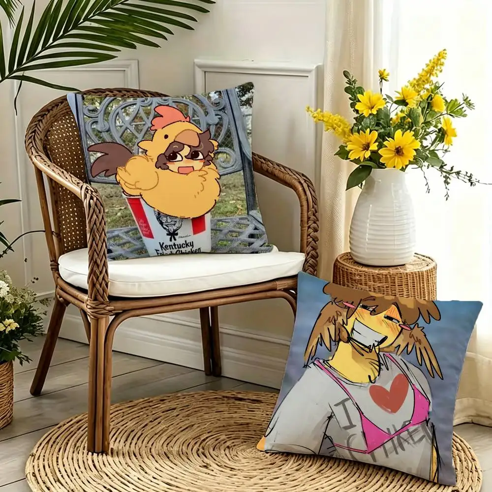 S-Shedletsky chickennn Double-sided print Pillow Case for Sofa Living Room Home office Decor Protective Cover
S-Shedletsky chickennn Double-sided print Pillow Case for Sofa Living Room Home office Decor Protective Cover