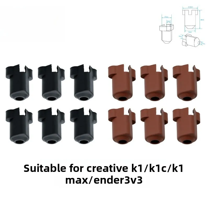 Подходит для 3D-принтеров Creative серии K и Ender 3 V3: силиконовый изоляционный чехол для нагревательного блока, устойчивый к высоким температурам.
Подходит для 3D-принтеров Creative серии K и Ender 3 V3: силиконовый изоляционный чехол для нагревательного блока, устойчивый к высоким температурам.
