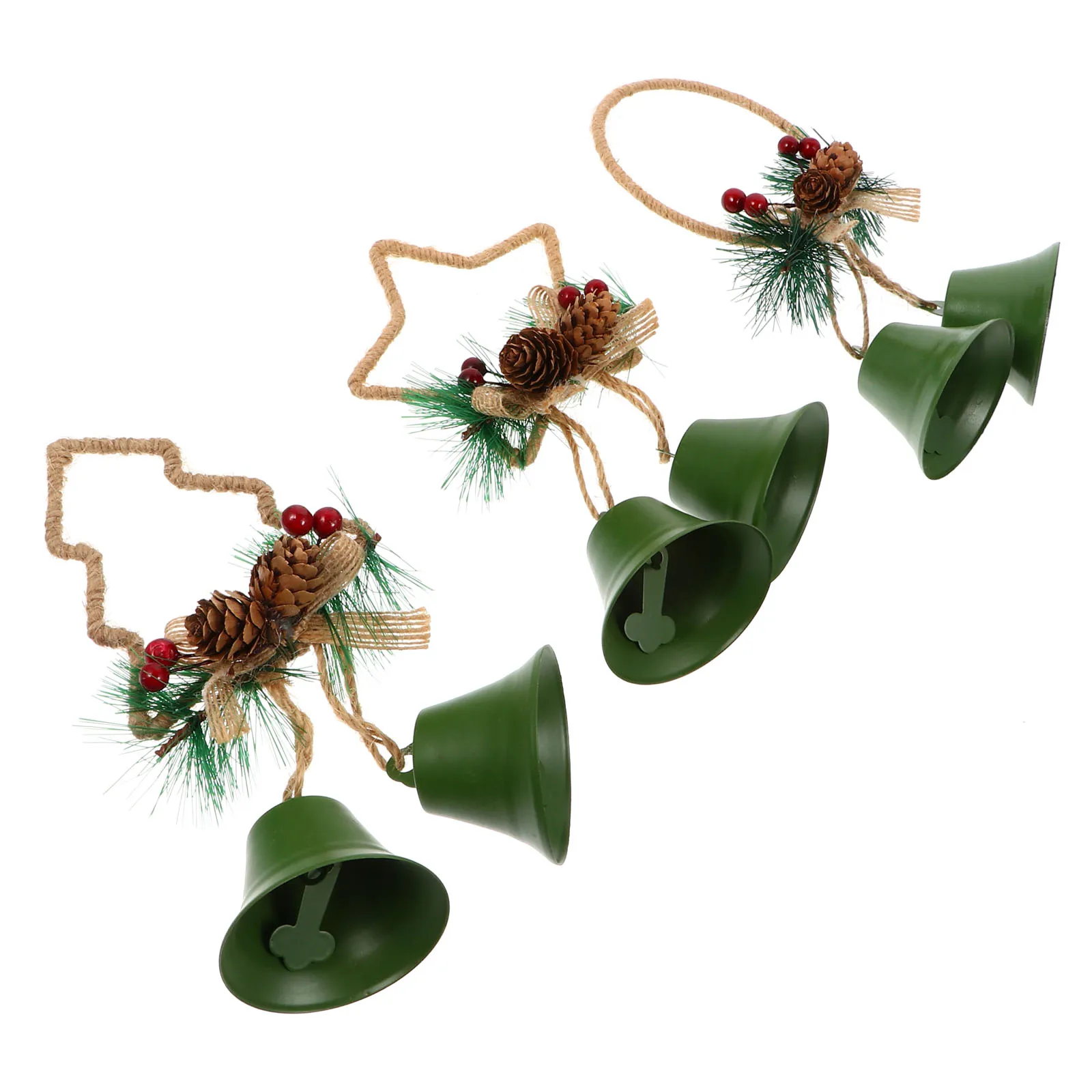 3 Pcs Iron Christmas Bells Decor Hanging Adornments nament for Home Xmas Gifts Photography Prop Office Room
3 Pcs Iron Christmas Bells Decor Hanging Adornments nament for Home Xmas Gifts Photography Prop Office Room