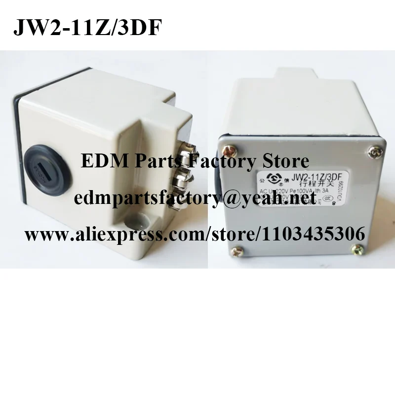 JW2-11Z/3DF Travel Switch for EDM Machines. WIRE EDM Machine use Limit switch JW2-11Z 3DF Waterproof AC220V 3A DC220V 10W
JW2-11Z/3DF Travel Switch for EDM Machines. WIRE EDM Machine use Limit switch JW2-11Z 3DF Waterproof AC220V 3A DC220V 10W
