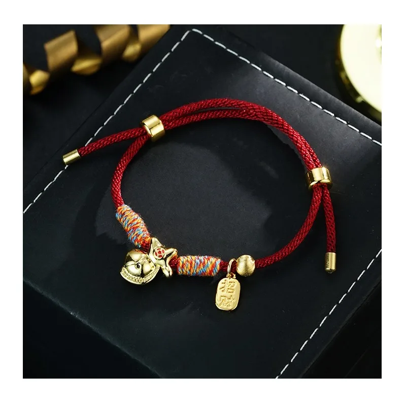 Network The Same Hand-woven New Chinese Pony Red Rope Bracelet Light Luxury High-end Bracelet Bracelet Jewelry
Network The Same Hand-woven New Chinese Pony Red Rope Bracelet Light Luxury High-end Bracelet Bracelet Jewelry