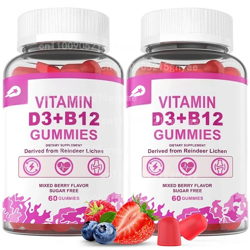 Bone & Immune Support Vitamin D3 Gummies - 60 Count, Non-GMO - Tooth & Muscle Health
Bone & Immune Support Vitamin D3 Gummies - 60 Count, Non-GMO - Tooth & Muscle Health