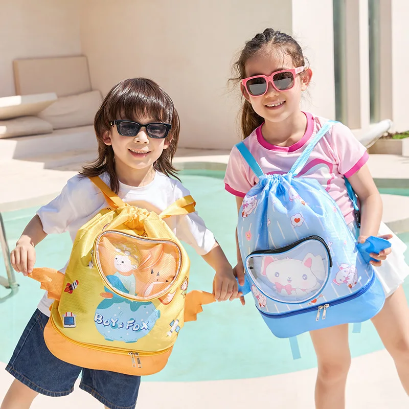 Waterproof Swim Bag with Cartoon Print Wet Dry Compartment Large Capacity Backpack for Girls Boys Swimming Accessories
Waterproof Swim Bag with Cartoon Print Wet Dry Compartment Large Capacity Backpack for Girls Boys Swimming Accessories