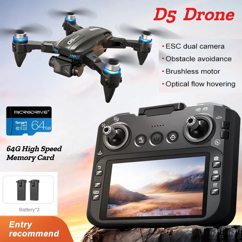 D5 Brushless Large Screen Light Flow ESC Dual Camera Four Sides of Obstacle Avoidance Arm Half-folding LED Lights Stunt Tumbling
D5 Brushless Large Screen Light Flow ESC Dual Camera Four Sides of Obstacle Avoidance Arm Half-folding LED Lights Stunt Tumbling