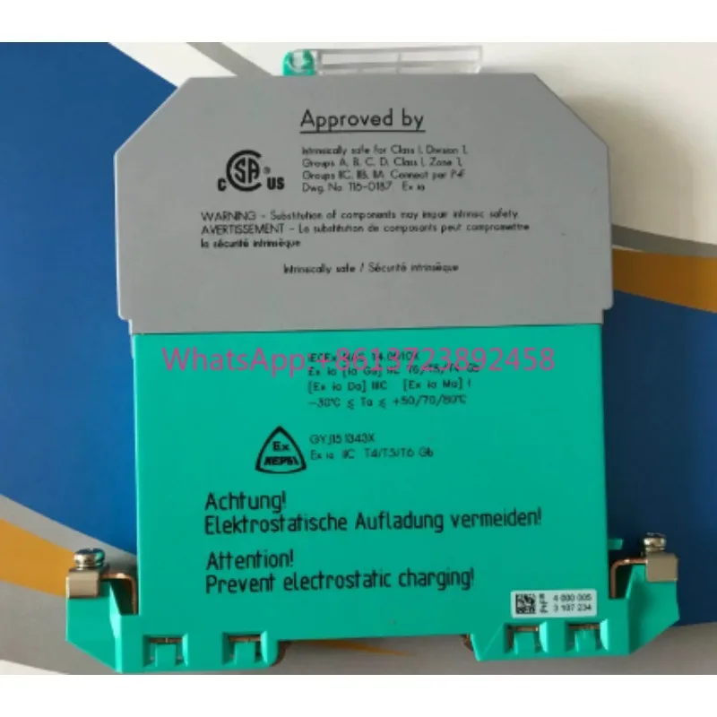 Original PEPPERL+FUCHS K-LB-1.30G K-LB-2.30G K-LB-1.30 K-LB-2.30 K-LB-2.6G Safety Barrier
Original PEPPERL+FUCHS K-LB-1.30G K-LB-2.30G K-LB-1.30 K-LB-2.30 K-LB-2.6G Safety Barrier