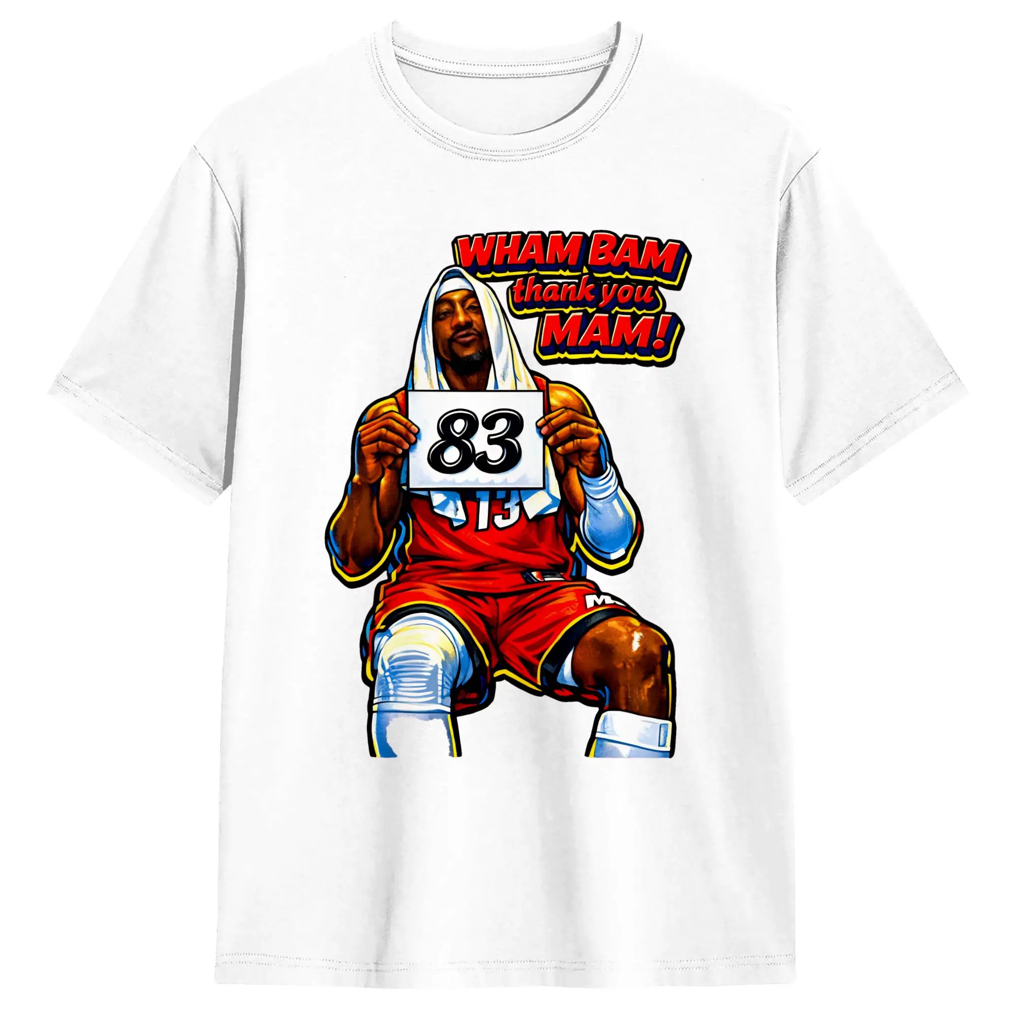 Bam Adebayo 83 Points T Shirt for Men Pure Cotton Funny T-Shirt O Neck Tee Shirt Short Sleeve Clothing Plus Size
Bam Adebayo 83 Points T Shirt for Men Pure Cotton Funny T-Shirt O Neck Tee Shirt Short Sleeve Clothing Plus Size