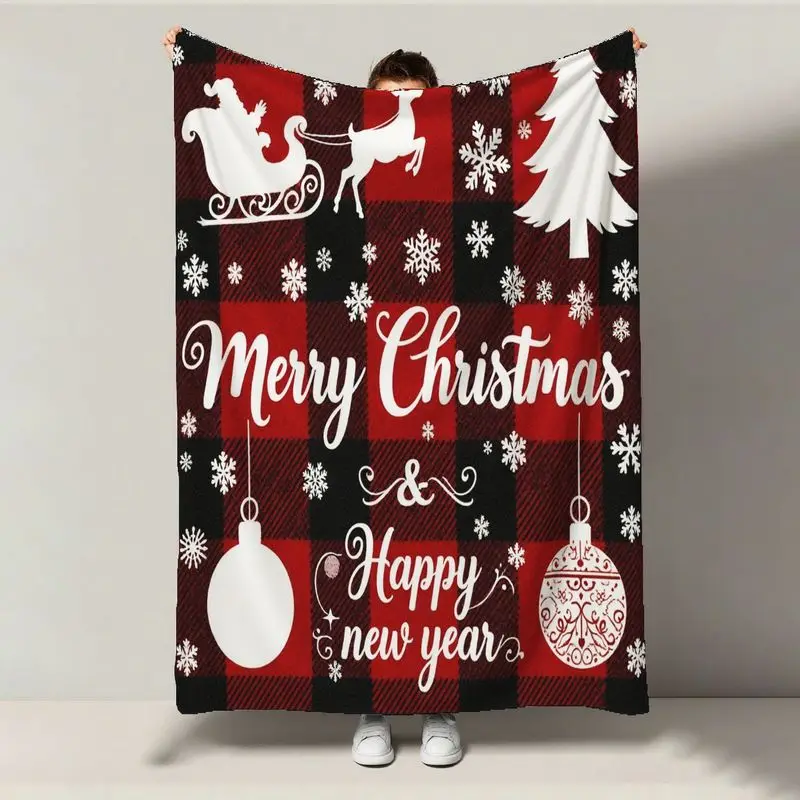 Top Pick Luxury Checkered Reindeer Blanket - Red Black Print All-Season Christmas Holiday Sofa Bed Gift
Top Pick Luxury Checkered Reindeer Blanket - Red Black Print All-Season Christmas Holiday Sofa Bed Gift