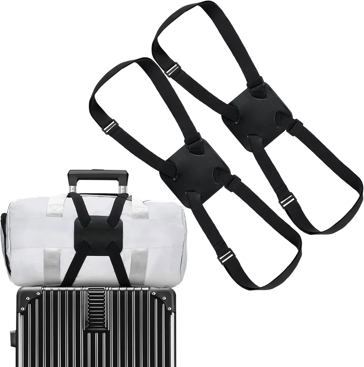 2 Pack Luggage Straps, Adjustable Elastic Bungee Belt for Suitcases, Add Extra Bag Securely for Travel
2 Pack Luggage Straps, Adjustable Elastic Bungee Belt for Suitcases, Add Extra Bag Securely for Travel