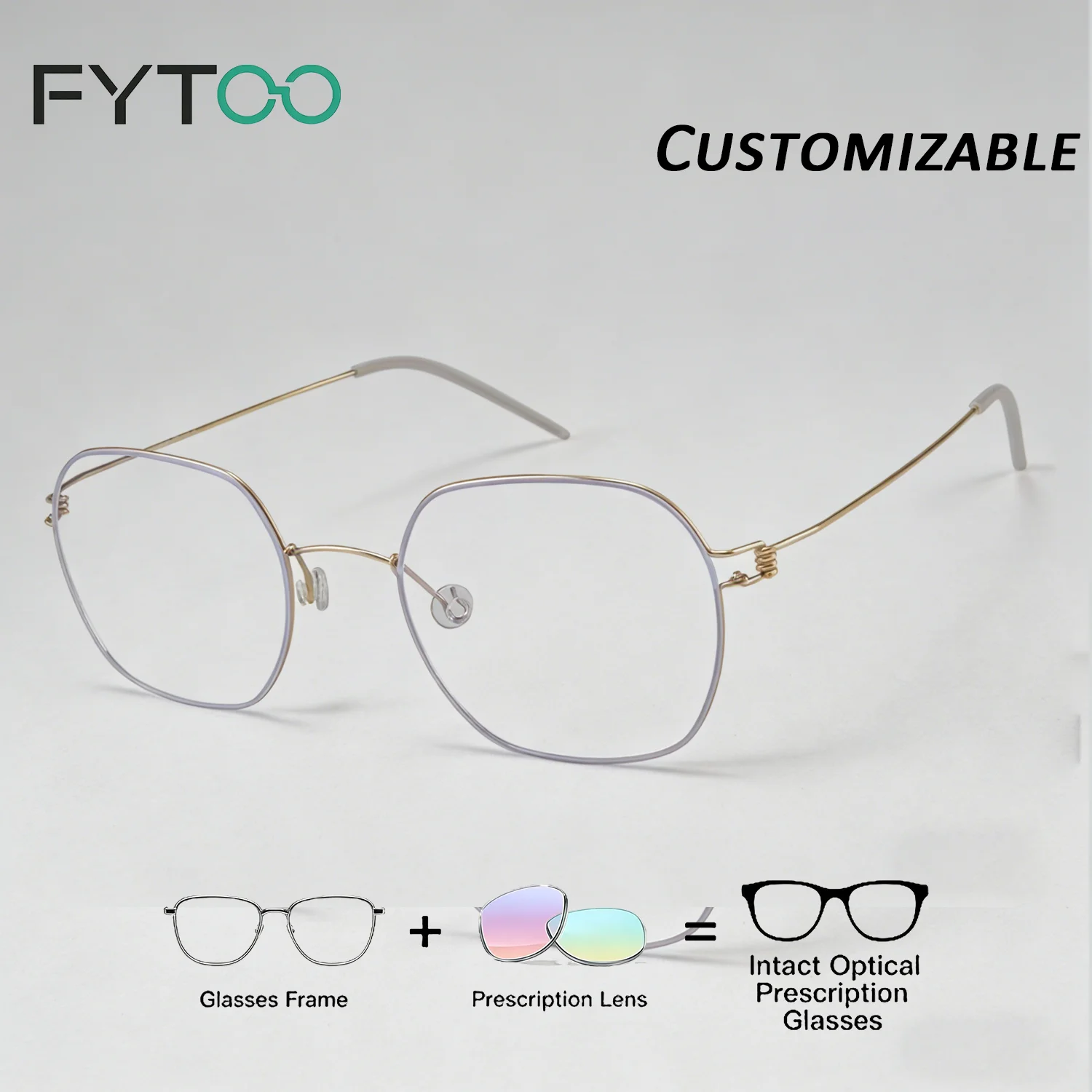 Золотая титановая оправа для близорукости, очки по рецепту, анти-синий свет, прозрачные линзы, модные очки для близорукости для мужчин и женщин 0161
Золотая титановая оправа для близорукости, очки по рецепту, анти-синий свет, прозрачные линзы, модные очки для близорукости для мужчин и женщин 0161