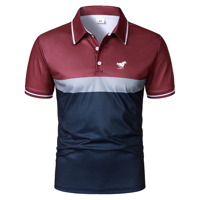 Men's Summer Short Sleeve Polo Shirt Color Block Logo Print Casual Sport Fashion Collar Tops 100% Polyester Regular Fit Polo
Men's Summer Short Sleeve Polo Shirt Color Block Logo Print Casual Sport Fashion Collar Tops 100% Polyester Regular Fit Polo