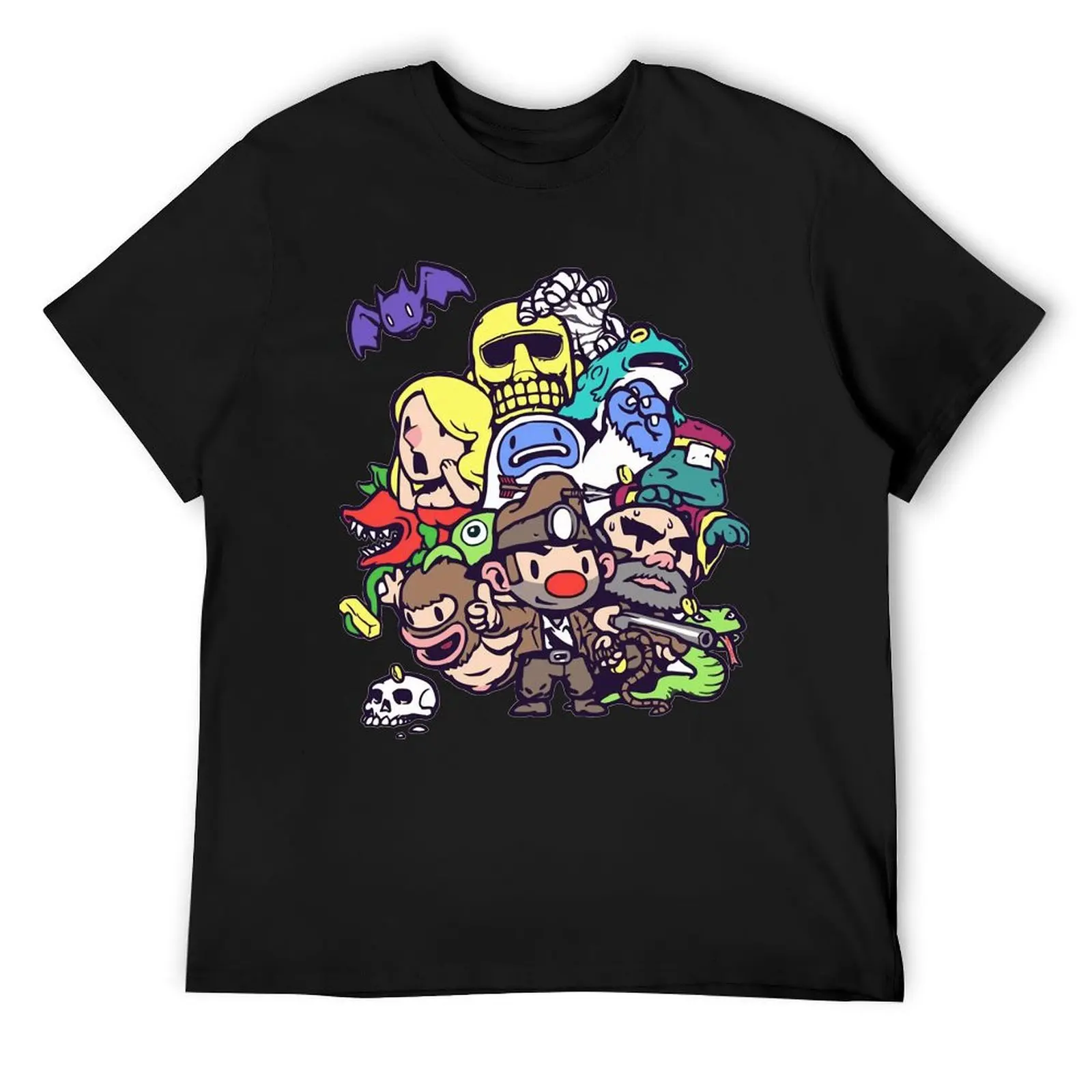 Классическая футболка Spelunky Gang, летние топы, роскошная дизайнерская рубашка с аниме, футболки большого размера, мужская футболка с короткими рукавами
Классическая футболка Spelunky Gang, летние топы, роскошная дизайнерская рубашка с аниме, футболки большого размера, мужская футболка с короткими рукавами