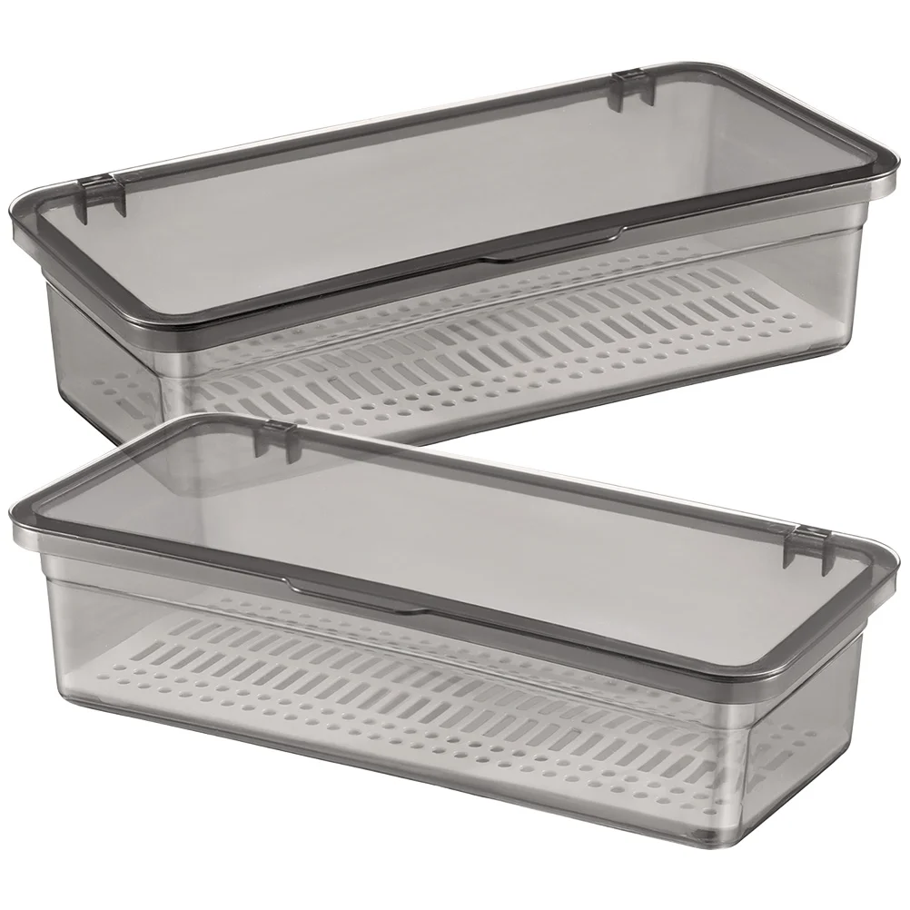 2 Pcs Tableware Cutlery Storage Box Baby Clothes Drying Rack Car Pp Sink Visible Utensil Case
2 Pcs Tableware Cutlery Storage Box Baby Clothes Drying Rack Car Pp Sink Visible Utensil Case