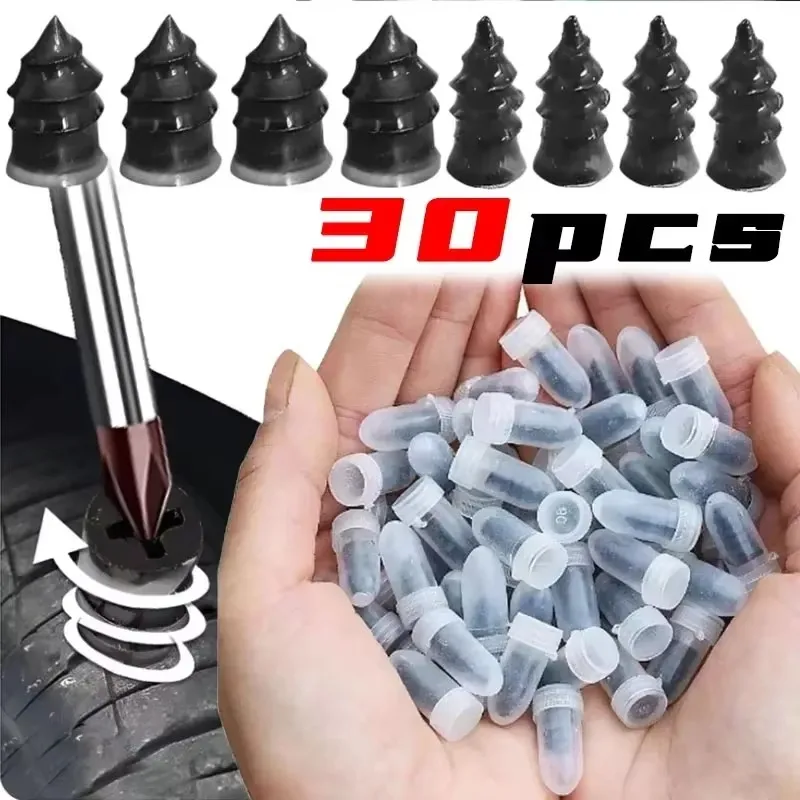 10/20/30Pcs Car Tyre Repair Rubber Nails Set Universal Cars Motorcycle Patch Nails Truck Bicycle Scooter Puncture Repair Tools
10/20/30Pcs Car Tyre Repair Rubber Nails Set Universal Cars Motorcycle Patch Nails Truck Bicycle Scooter Puncture Repair Tools