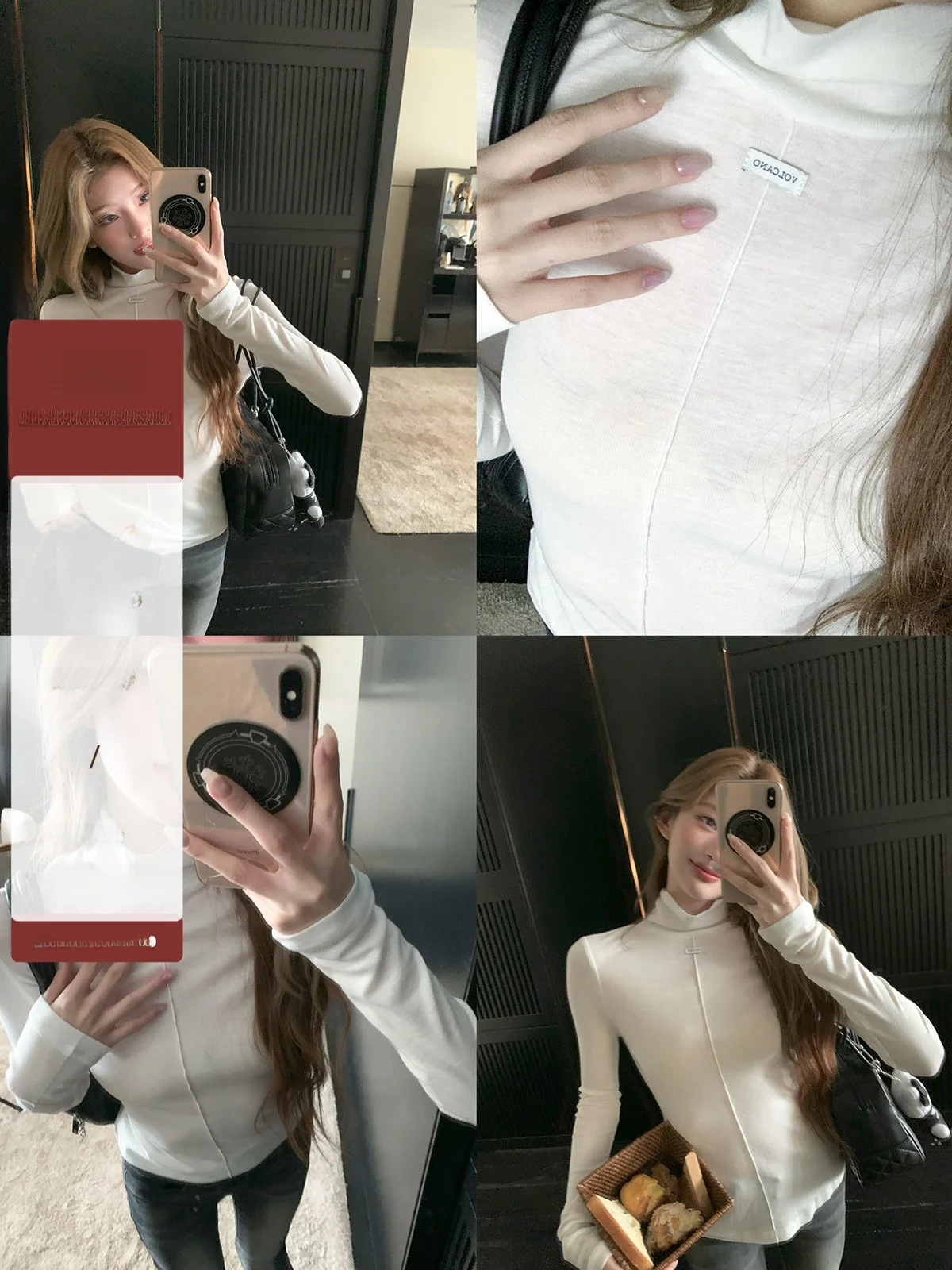 Slimming Micro-Light Silk Wool Base irt Women's Faion Sta Ne Inner Wear Top Commute Sle Regular Sve Long irt
Slimming Micro-Light Silk Wool Base irt Women's Faion Sta Ne Inner Wear Top Commute Sle Regular Sve Long irt