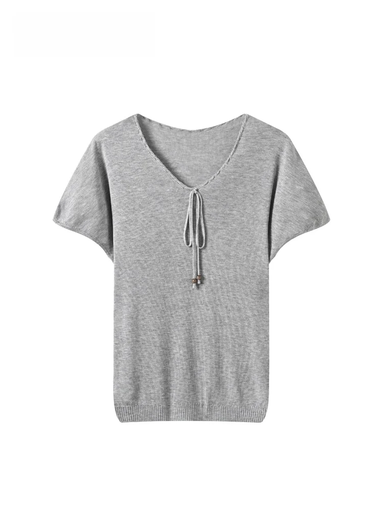 Casual Short Sleeve round Neck T-Shirt Women's plus Size Summer New Style Slimming Effect Club Cara Large Size Shoulder Top
Casual Short Sleeve round Neck T-Shirt Women's plus Size Summer New Style Slimming Effect Club Cara Large Size Shoulder Top