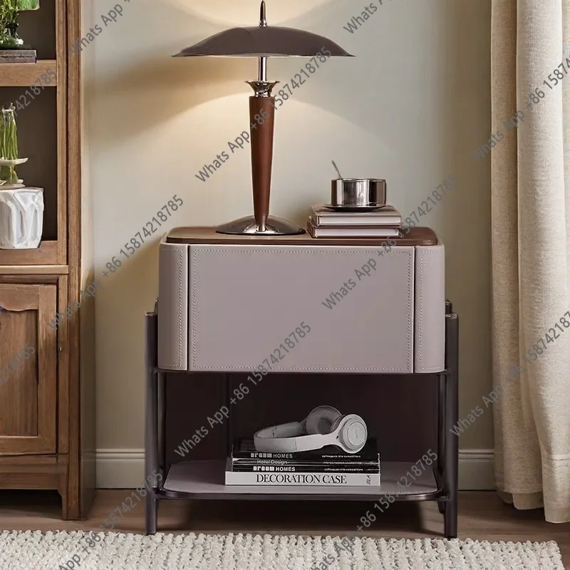 Italian saddle premium light luxury bedside table bedroom modern simple solid wood storage bedside table home new
Italian saddle premium light luxury bedside table bedroom modern simple solid wood storage bedside table home new