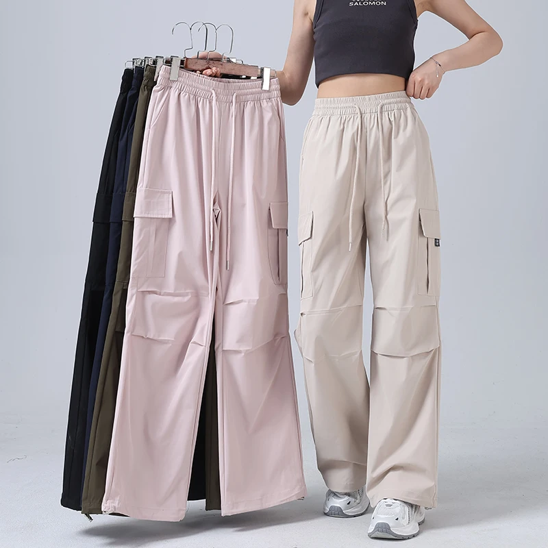 Y2K Vintage American Pocket Cargo Pants for Women Spring Summer Wide Leg Casual Pants Loose Fit Slimming Hip Hop Sweatpants
Y2K Vintage American Pocket Cargo Pants for Women Spring Summer Wide Leg Casual Pants Loose Fit Slimming Hip Hop Sweatpants