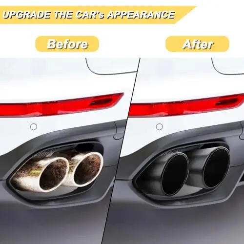 Stainless Steel Dual Wall Exhaust Tip, 2.0–2.5 Inch Adjustable Inlet, 3.5 Inch Outlet, 6 Inch Length, Bolt-On Fit, Black Finish
Stainless Steel Dual Wall Exhaust Tip, 2.0–2.5 Inch Adjustable Inlet, 3.5 Inch Outlet, 6 Inch Length, Bolt-On Fit, Black Finish