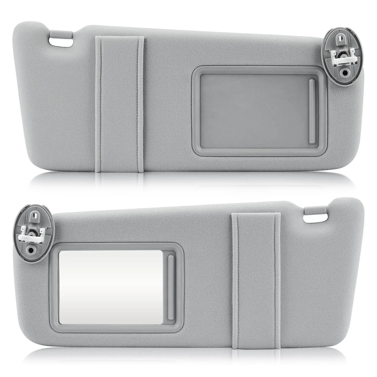 Grey Driver And Passenger Sun Visor With Integrated Mirror And Light For Venza 2009–2016, OEM Replacement Part
Grey Driver And Passenger Sun Visor With Integrated Mirror And Light For Venza 2009–2016, OEM Replacement Part