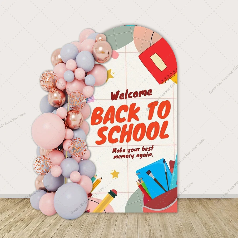 Welcome Back To School Arch Cover Pencil Books Decoration Arch Backdrop Wall for Children Birthday Party
Welcome Back To School Arch Cover Pencil Books Decoration Arch Backdrop Wall for Children Birthday Party