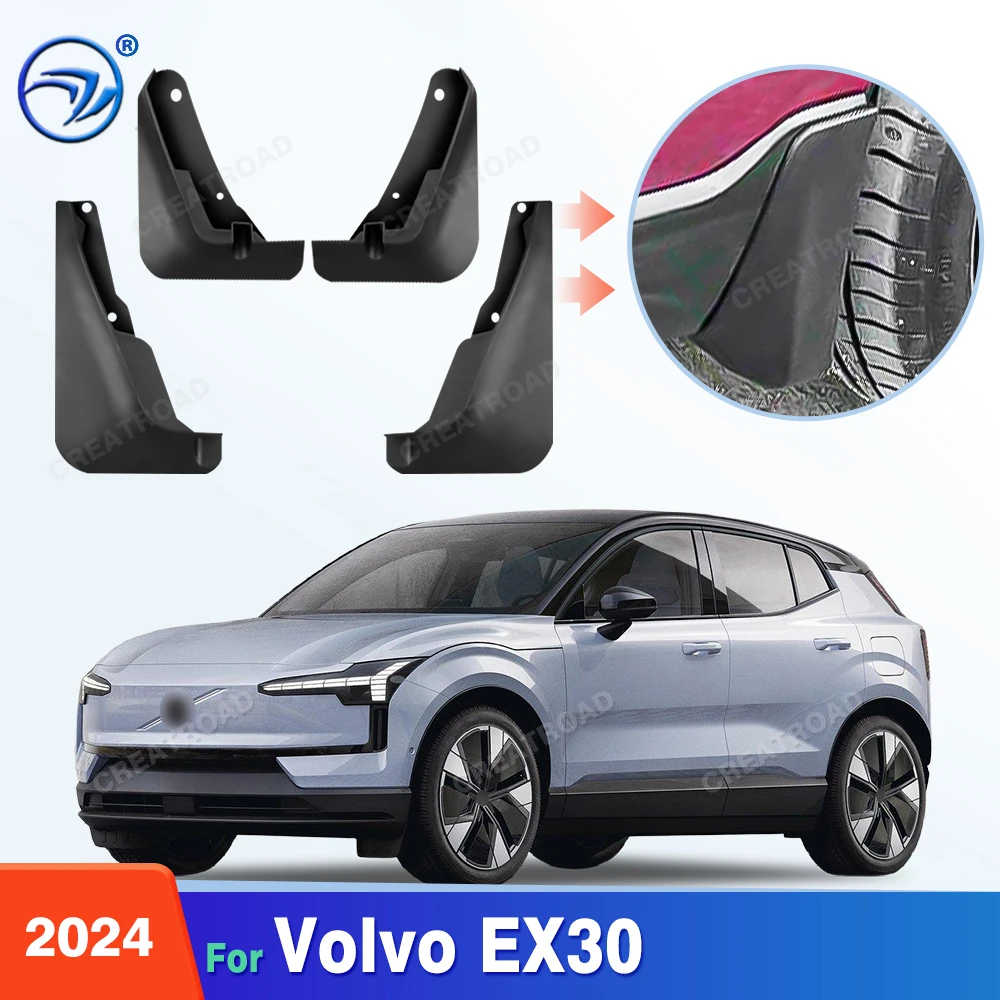 For Volvo EX30 2024 Fender Mudflaps Splash Guards Mudguards Mud Flaps Car Accessories
For Volvo EX30 2024 Fender Mudflaps Splash Guards Mudguards Mud Flaps Car Accessories