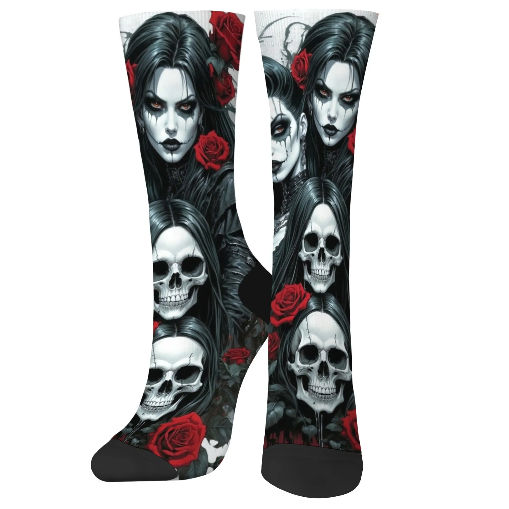 Gothic Rose Girls Skull Art Socks Unisex Harajuku Street Retro Crew Socks Fashion Casual Sports Socks Fitness Outdoor Cycling
Gothic Rose Girls Skull Art Socks Unisex Harajuku Street Retro Crew Socks Fashion Casual Sports Socks Fitness Outdoor Cycling